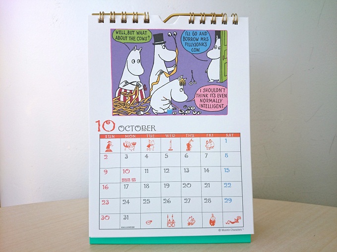 16年卓上カレンダー ムーミン公式サイト