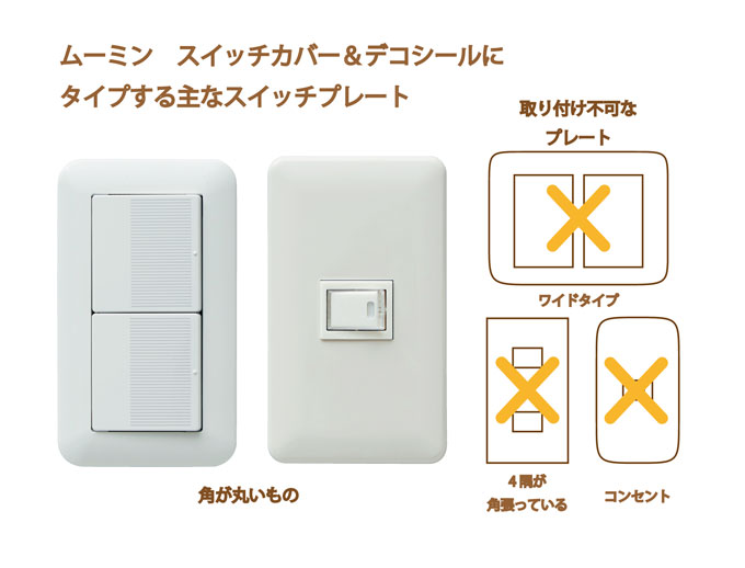 スイッチにかぶせるだけでお部屋のプチ模様替え！ | ムーミン公式サイト