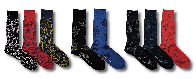 男性の足元をおしゃれに飾る ムーミンキャラクターのメンズソックスが登場 ムーミン公式サイト