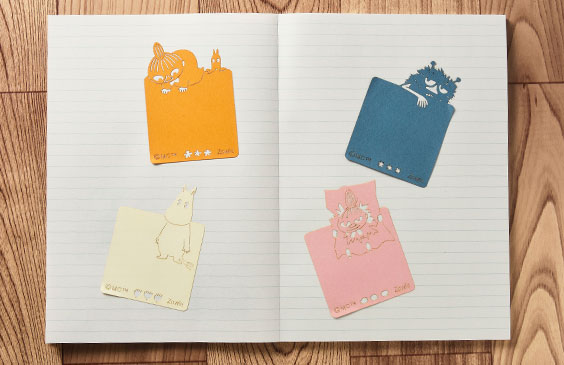 7 金 キャラクター型の付箋が登場 ムーミン公式サイト