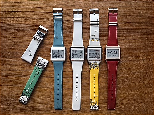 5％OFF】 【新品未使用】 ムーミン スマートキャンバス バンド レザー 