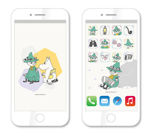 Android Iphone向け新作きせかえが配信中です ムーミン公式サイト Android Iphone向け新作きせかえが配信中です ムーミン公式サイト