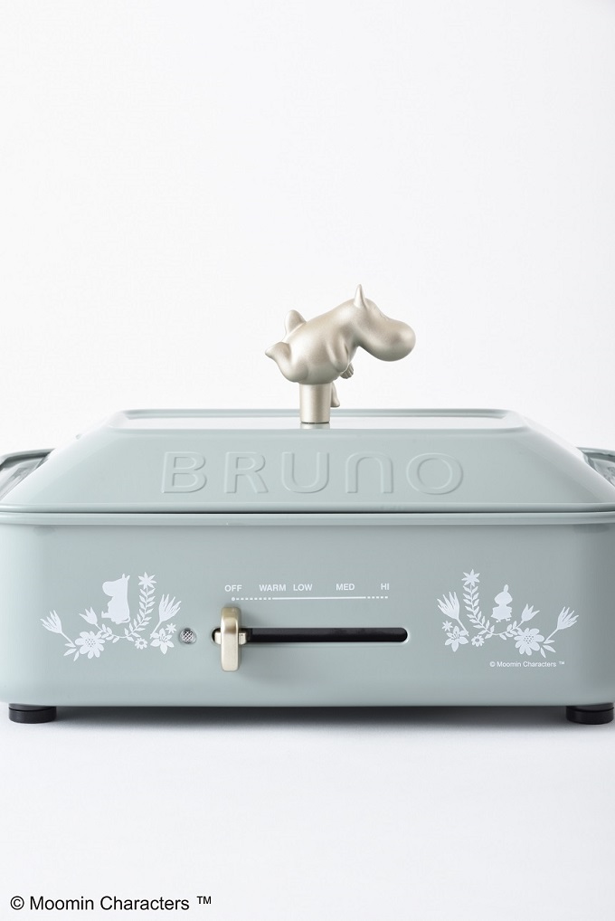 MOOMIN×BRUNO大人気コンパクトホットプレートのムーミンバージョンが MOOMIN×BRUNO大人気コンパクトホットプレートのムーミンバージョンが