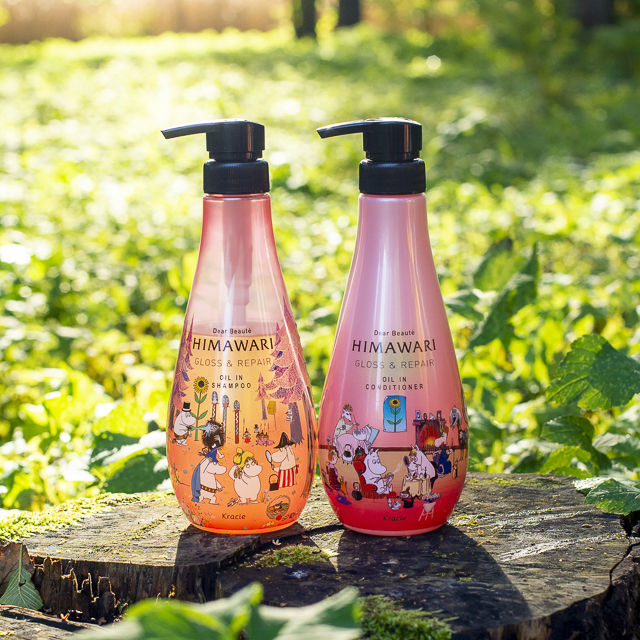 国内最安値! ディアボーテ Moomin×HIMAWARI シャンプー+コンディショナーset ディアボーテ ヒマワリ ムーミン