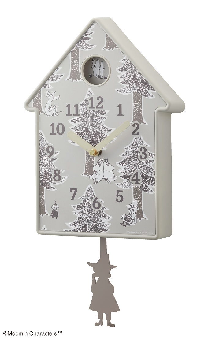 ゆらゆら揺れる振り子時計 ムーミンシルエットの掛け時計 ムーミン公式サイト
