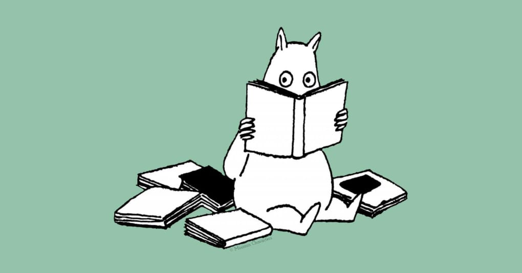 ムーミンたちのように本を読もう もっと本を楽しく読むためのアイデア ムーミン公式サイト