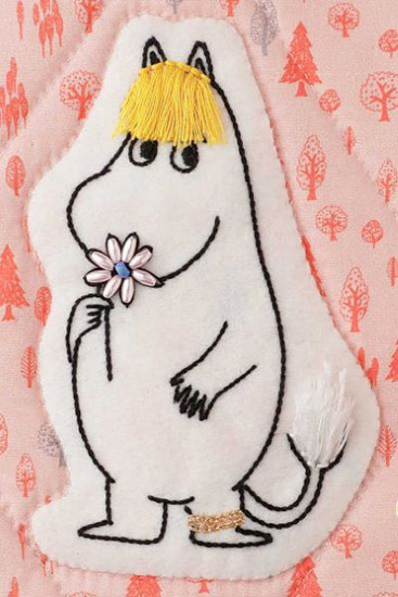 たのしいムーミンキルト 4号発売 おしゃれ大好き スノークのおじょうさん の第1回目です ムーミン公式サイト