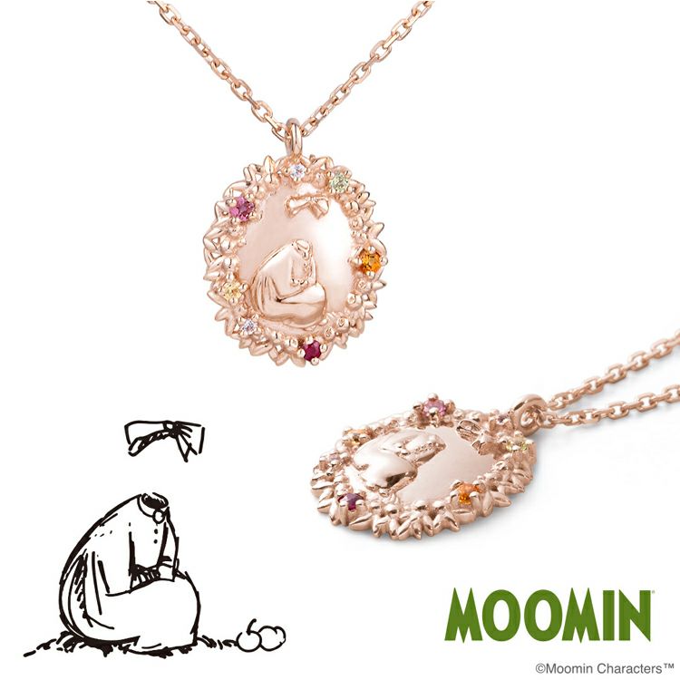天然石を使用した華やかなニンニのネックレス ムーミン公式サイト