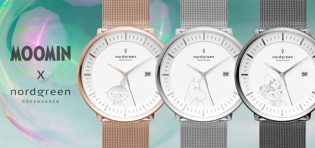 Moomin × Nordgreen】腕時計が数量限定で発売！北欧デザインの時計 