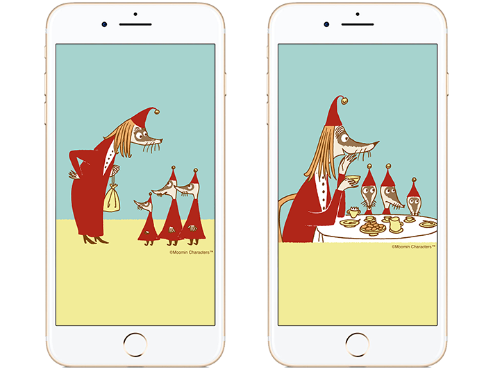 フィリフヨンカの新作壁紙リリース ムーミン公式サイト