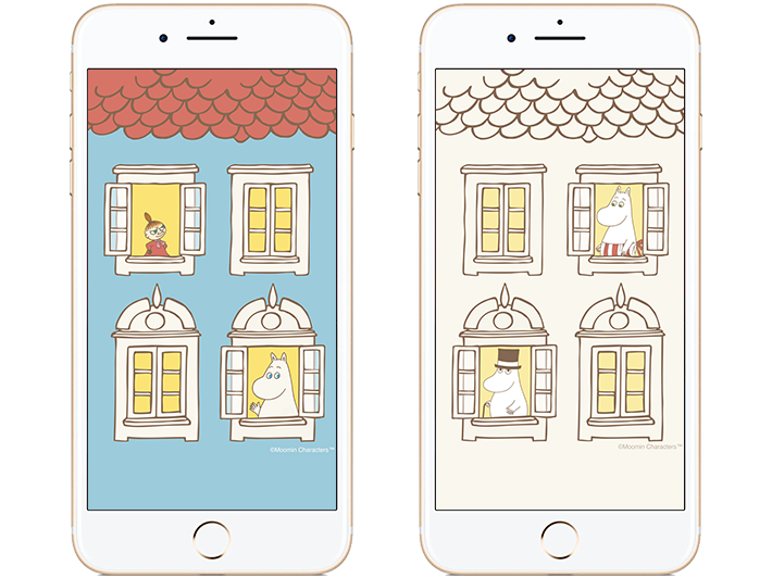 ファンクラブ モバイル壁紙アンケート 遂に１位 ムーミンやしき のモバイル壁紙を配信開始 ムーミン公式サイト