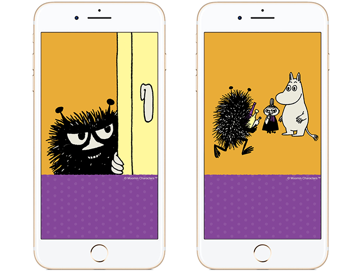 ハロウィンカラーの新作壁紙リリース ムーミン公式サイト