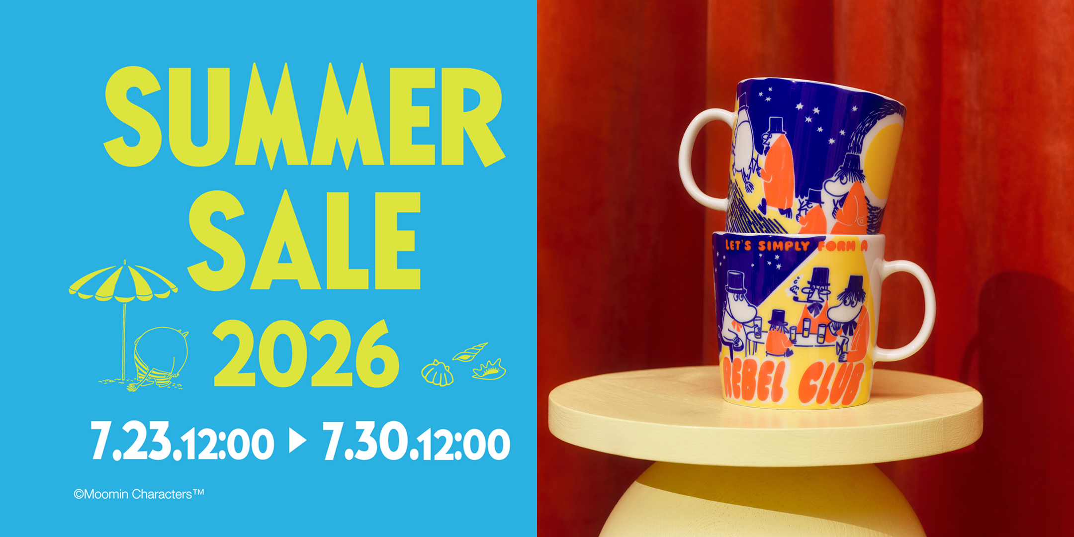 MOOMIN SHOP ONLINE】サマーセール開催中！新商品＆ARABIA 新シリーズ