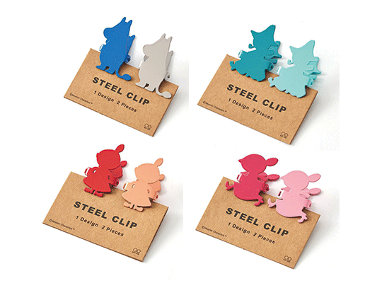 シルエットがかわいい スチールクリップ ムーミン公式サイト