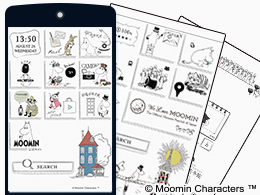 Androidきせかえアプリにムーミンの新テーマが登場 ムーミン公式サイト