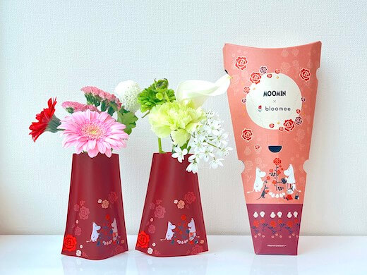 お花の定期便 ブルーミー とコラボ 限定デザイン花瓶もらえる ムーミン公式サイト